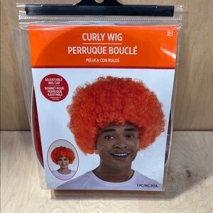 Curly Orange Wig